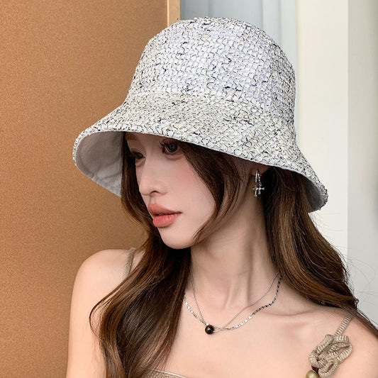Women's Reversible Bucket Hat, Foldable Sun Protection Hat, 56-58 cm