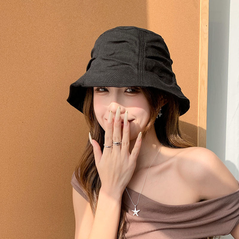 Niluoshi Women's Linen Blend Bucket Hat 56-58cm