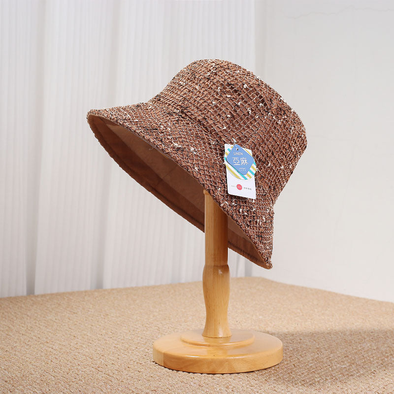 Women's Reversible Bucket Hat, Foldable Sun Protection Hat, 56-58 cm