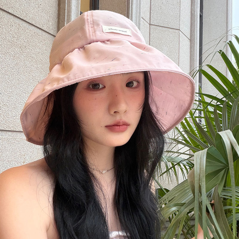 Women's Lightweight Wide Brim Bucket Hat with Adjustable Drawstring, Sun Protection Hat, 56-58 cm