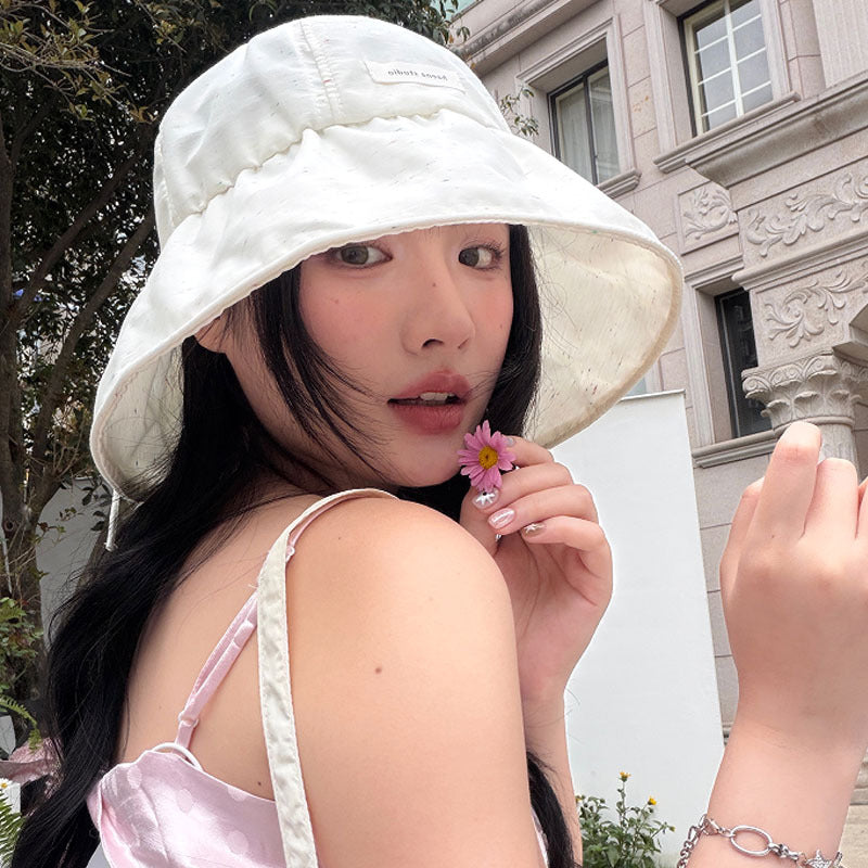 Women's Lightweight Wide Brim Bucket Hat with Adjustable Drawstring, Sun Protection Hat, 56-58 cm