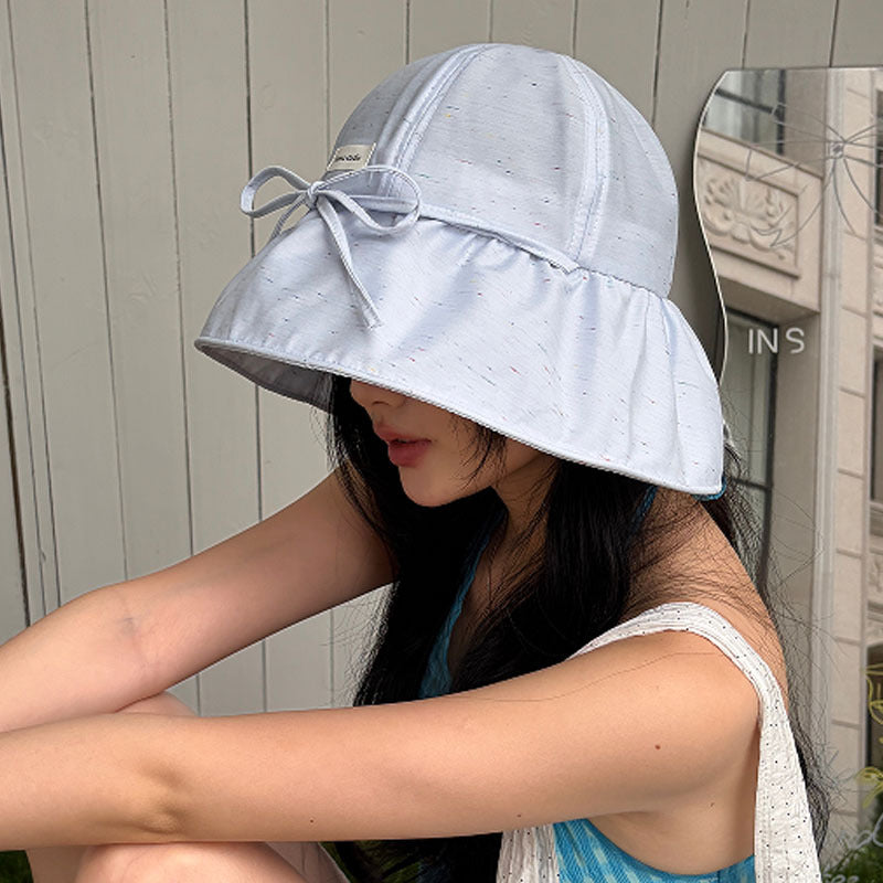 Women's Lightweight Wide Brim Bucket Hat with Adjustable Drawstring, Sun Protection Hat, 56-58 cm