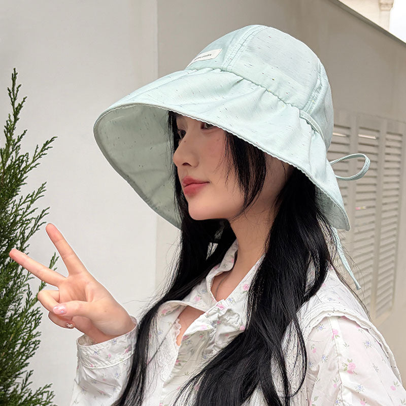 Women's Lightweight Wide Brim Bucket Hat with Adjustable Drawstring, Sun Protection Hat, 56-58 cm