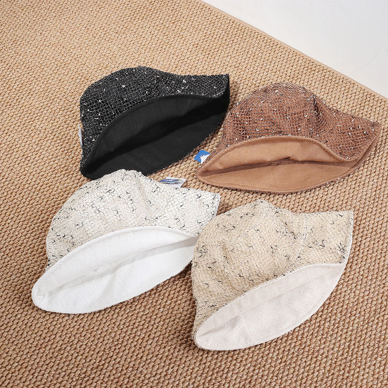 Women's Reversible Bucket Hat, Foldable Sun Protection Hat, 56-58 cm