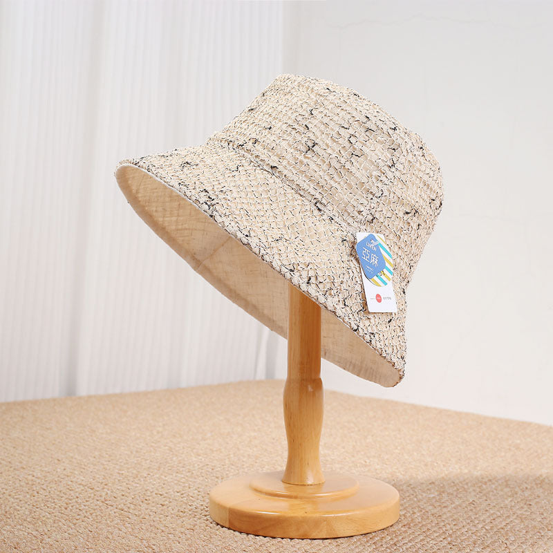 Women's Reversible Bucket Hat, Foldable Sun Protection Hat, 56-58 cm